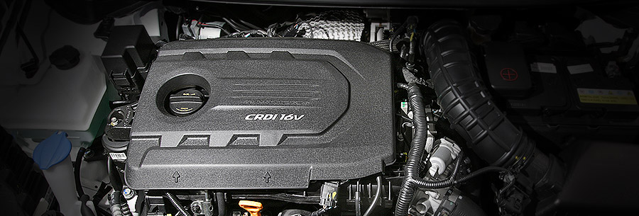 1.6-литровый дизельный силовой агрегат Hyundai D4FB под капотом Hyundai i30.