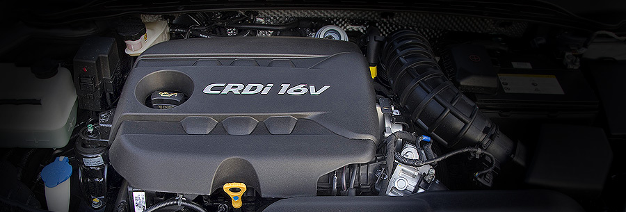 1.7-литровый дизельный силовой агрегат D4FD под капотом Hyundai i40.