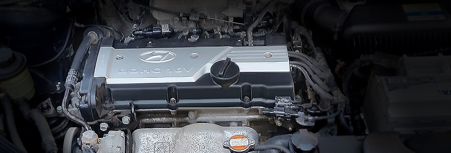 1.6-литровый бензиновый силовой агрегат Hyundai G4ED под капотом Хендай Гетц.