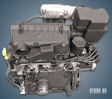 0.8-литровый бензиновый мотор Хендай G4HA фото.