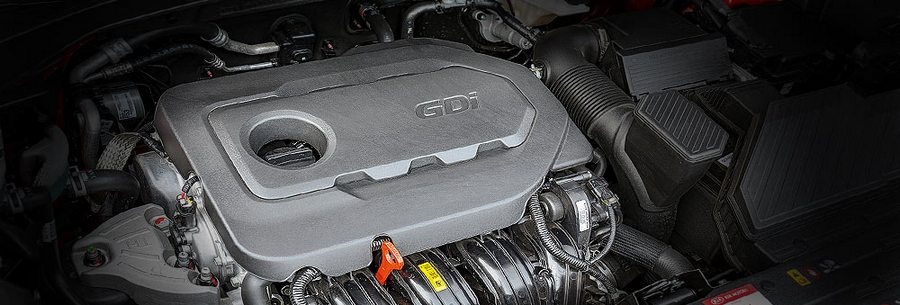 2.4-литровый бензиновый силовой агрегат Hyundai G4KJ под капотом Хендай Соната.