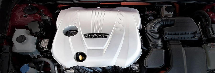 2.4-литровый бензиновый силовой агрегат Hyundai G4KK под капотом Хендай Соната гибрид.