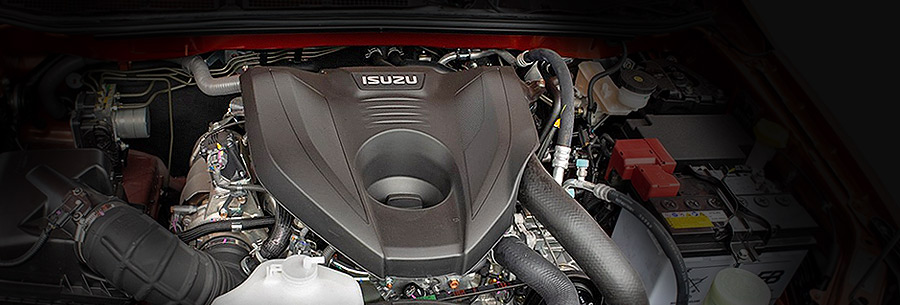 3.0-литровый  дизельный силовой агрегат Исузу 4JJ3 под капотом Isuzu D-Max.