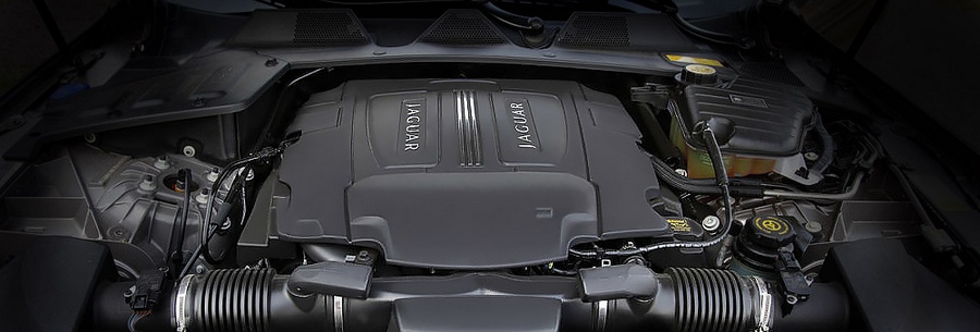 5.0-литровый бензиновый силовой агрегат Jaguar AJ133 под капотом Ягуар XJ.