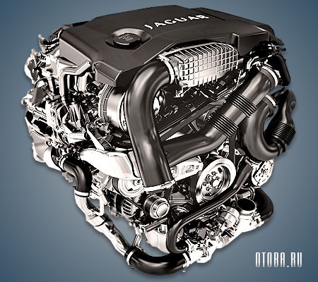 Двигатель Jaguar AJV6D фото.