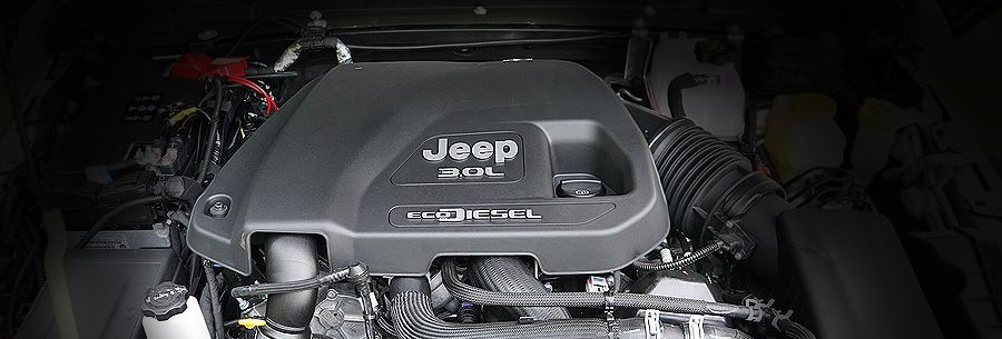 3.0-литровый дизельный силовой агрегат Джип EXJ под капотом Jeep Wrangler