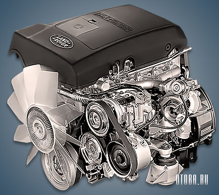 2.5-литровый дизельный мотор Ленд Ровер 10P фото.