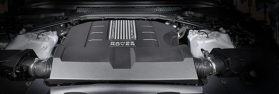 3.0-литровый бензиновый силовой агрегат Land Rover 306PS под капотом Рендж Ровер Спорт.