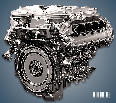 Мотор Land Rover 508PS вид сбоку.