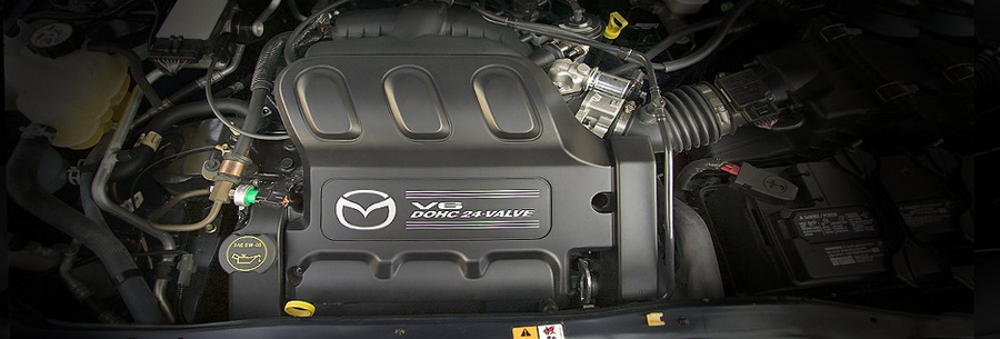 3.0-литровый бензиновый силовой агрегат Mazda AJ-DE под капотом Мазда Милления.