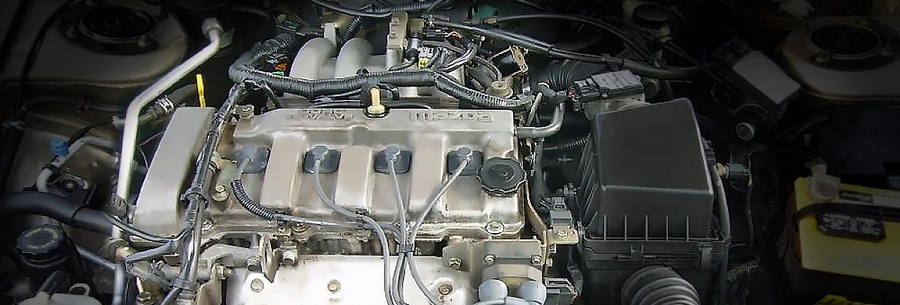 2.0-литровый бензиновый силовой агрегат FS-DE под капотом Мазда 626.