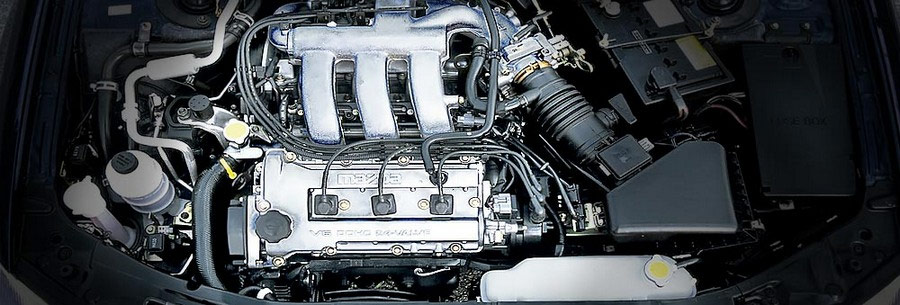 2.5-литровый бензиновый силовой агрегат Mazda KL-DE под капотом Мазда Милления.