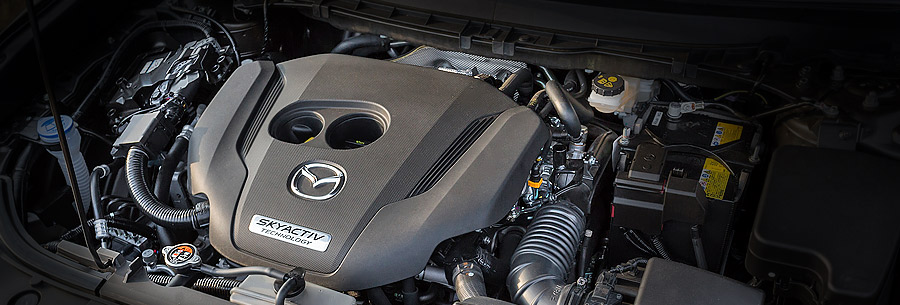 2.5-литровый бензиновый силовой агрегат Mazda PY-VPTS под капотом Мазда CX-9.