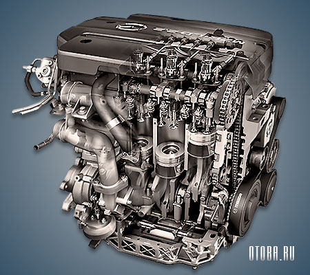 2.2-литровый дизельный мотор Мазда Р2АА фото.