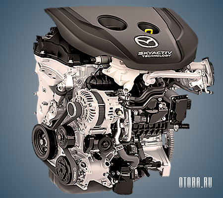 1.5-литровый дизельный мотор Мазда S5-DPTS фото.