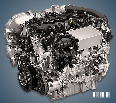 3.3-литровый дизельный мотор Мазда T3-VPTS фото.