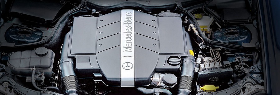2.5 - 3.5-литровый бензиновый силовой агрегат Mercedes M112 под капотом Мерседес Е 320.