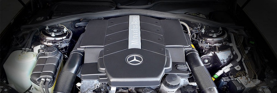 4.3 - 5.0-литровый бензиновый силовой агрегат Mercedes M113 под капотом Мерседес C 500.