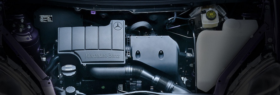 1.4 - 2.1-литровый бензиновый силовой агрегат Mercedes M166 под капотом Мерседес A140.