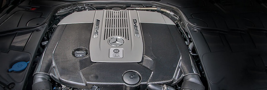 6.0-литровый бензиновый силовой агрегат Mercedes M279 под капотом Мерседес AMG S65.
