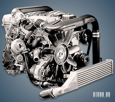 2.5 - 2.9-литровый дизельный мотор Мерседес ОМ 602 фото.