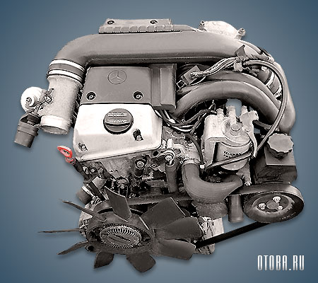 2.0 - 2.2-литровый дизельный мотор Мерседес ОМ 604 фото.
