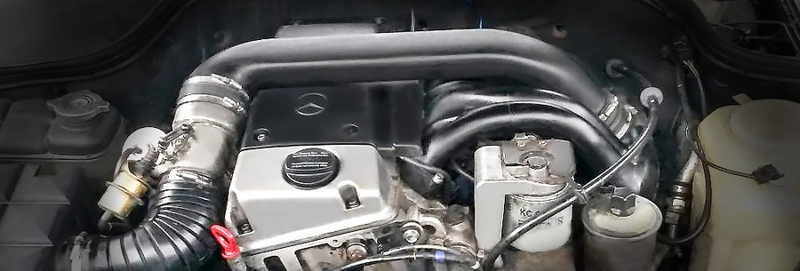2.0 - 2.2-литровый дизельный силовой агрегат Мерседес ОМ 604 под капотом Mercedes C220 D