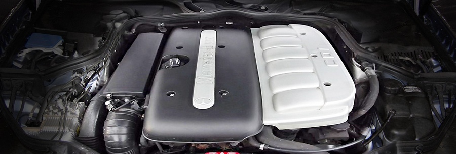 3.2-литровый бензиновый силовой агрегат Мерседес ОМ 613 под капотом Mercedes E 320