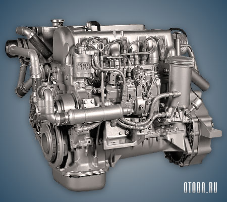Двигатель OM617 фото.