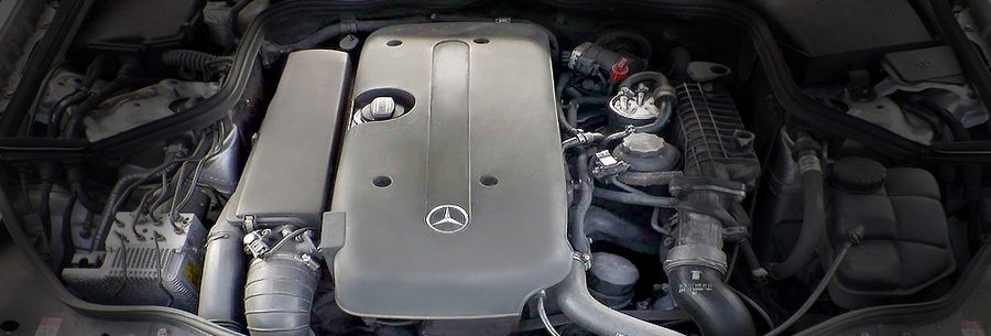 2.7-литровый дизельный силовой агрегат Мерседес ОМ 647 под капотом Mercedes E270