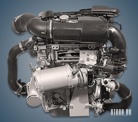 1.5-литровый дизельный мотор Мини B37C15A фото.