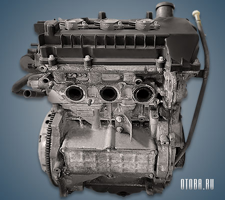 1.1-литровый бензиновый мотор Митсубиси 3А91 фото.