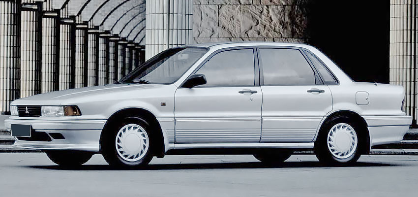 Mitsubishi Galant DT 1990 года с дизельным двигателем 1.8 литра