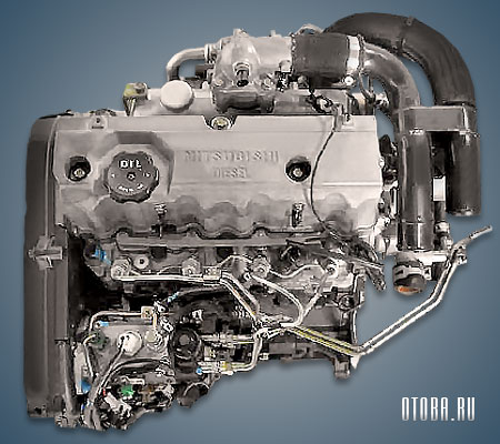 2.0-литровый дизельный мотор Митсубиси 4Д68 фото.