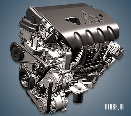 1.8-литровый бензиновый мотор Митсубиси 4J10 фото.