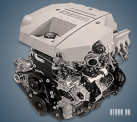 3.2-литровый дизельный мотор Митсубиси 4М41 фото.