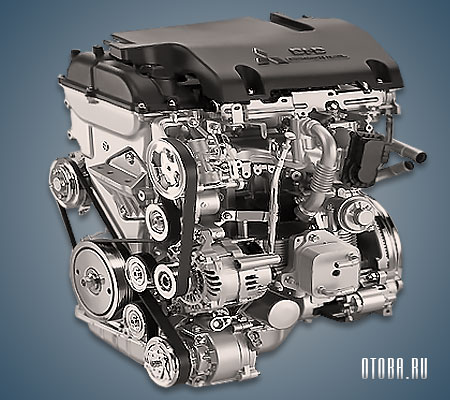 2.2-литровый дизельный мотор Митсубиси 4Н14 фото.