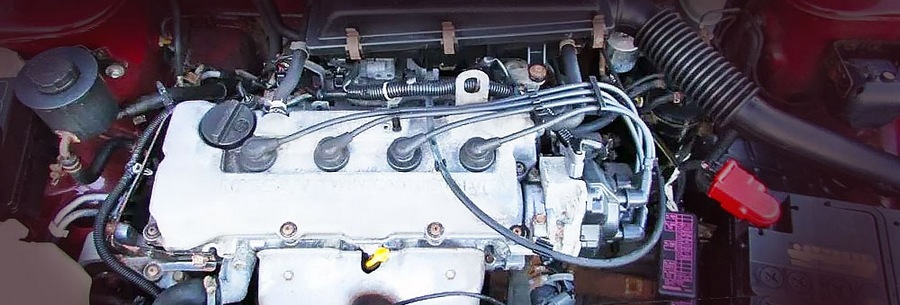 1.4-литровый бензиновый силовой агрегат GA14DE под капотом Nissan Almera.