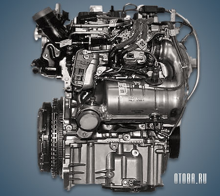 1.0-литровый бензиновый мотор Ниссан HR10DDT фото.