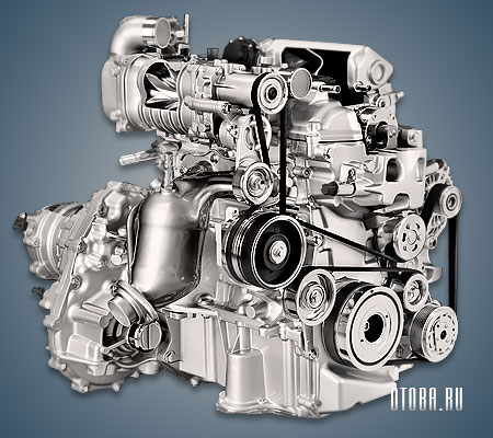 1.2-литровый бензиновый мотор Ниссан HR12DDR фото.