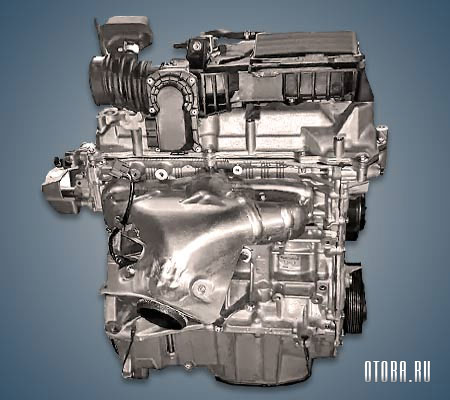 1.6-литровый бензиновый мотор Nissan HR16DE фото.