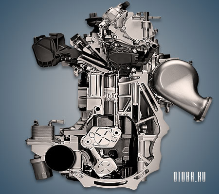 1.5-литровый бензиновый мотор Ниссан KR15DDT фото.
