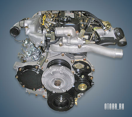 Двигатель QD32ETi фото.