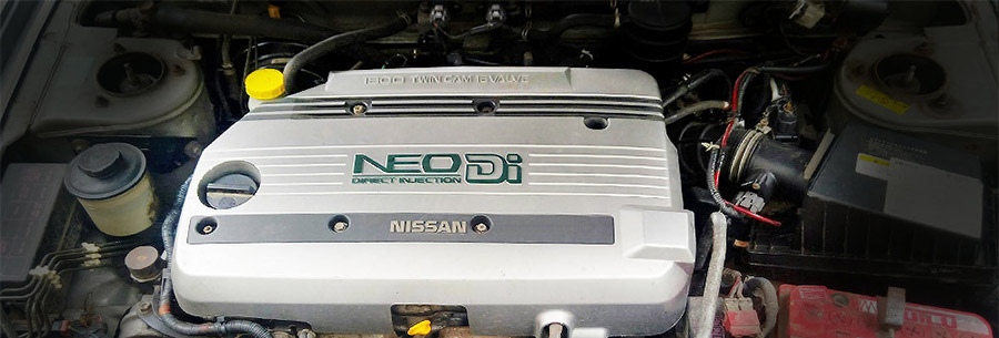 1.8-литровый бензиновый силовой агрегат QG18DD под капотом Ниссан Санни.