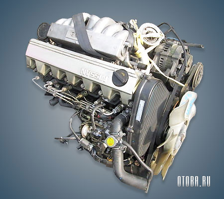 2.8-литровый дизельный мотор Ниссан RD28 фото.