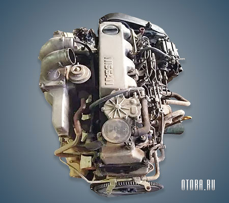 2.8-литровый дизельный мотор Ниссан RD28ETi фото.