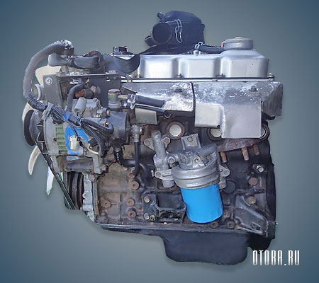 2.3-литровый дизельный мотор Ниссан TD23 фото.