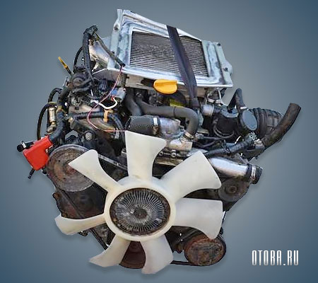 2.7-литровый дизельный мотор Ниссан TD27Ti фото.