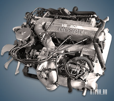 3.0-литровый бензиновый мотор Ниссан VG30E фото.