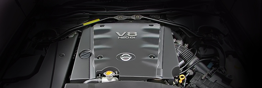 4.5-литровый бензиновый силовой агрегат Nissan VK45DD под капотом Ниссан Сима